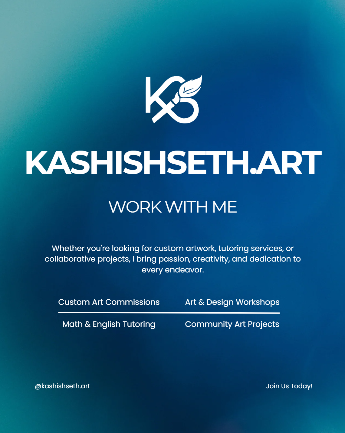Kashish at work